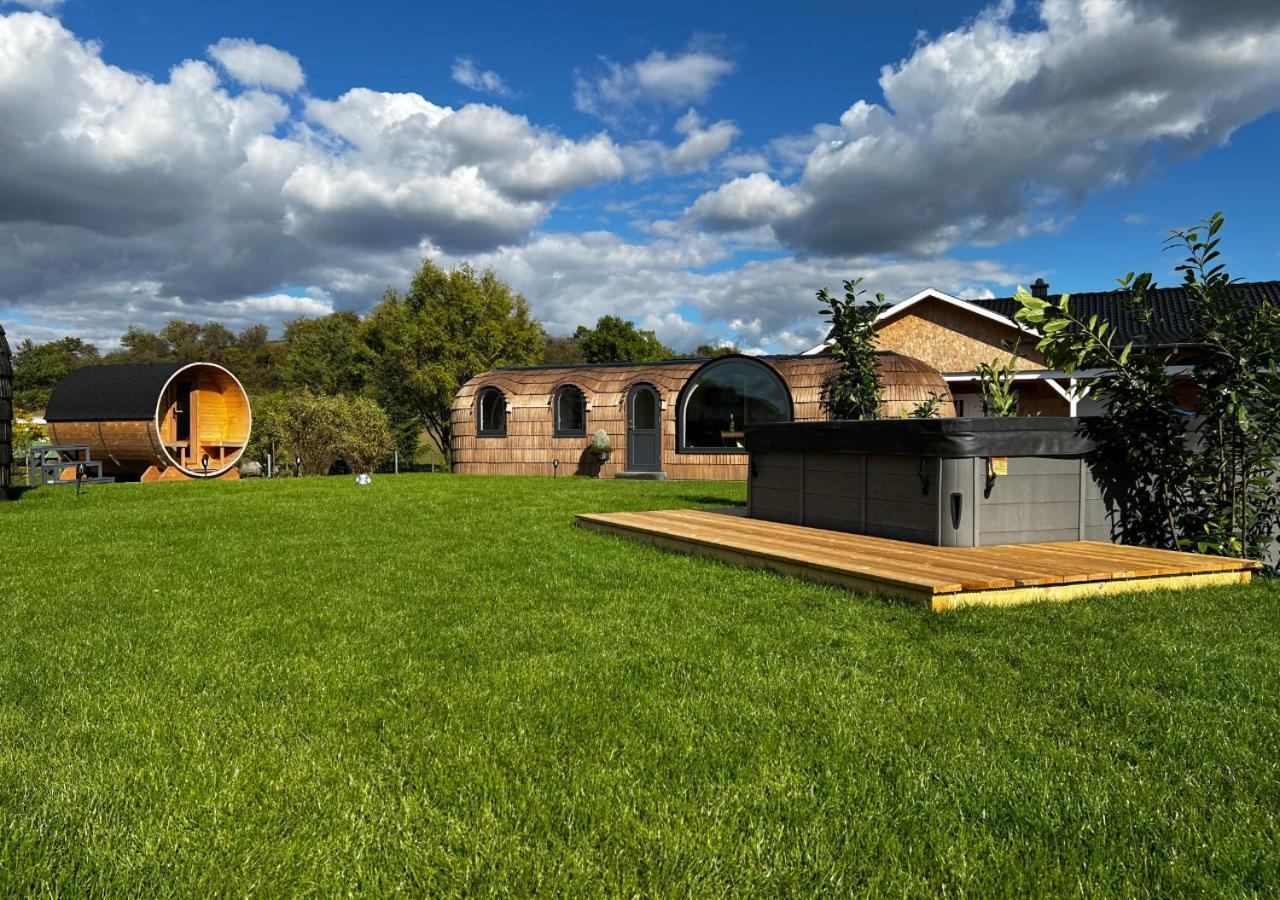 Tirolian Lodge North, Whirlpool, Sauna, Lagerfeuer Bundorf Dış mekan fotoğraf