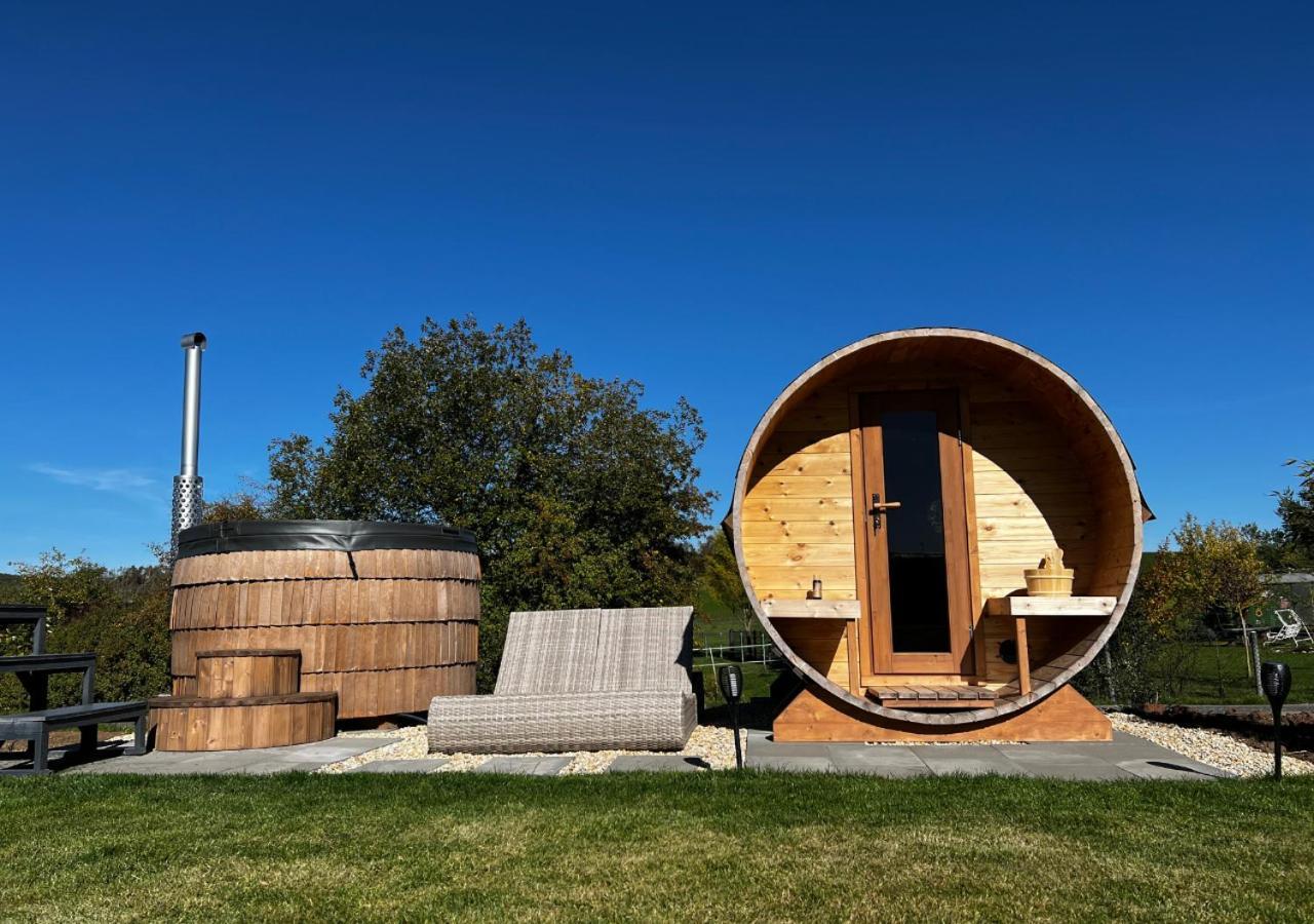 Tirolian Lodge North, Whirlpool, Sauna, Lagerfeuer Bundorf Dış mekan fotoğraf